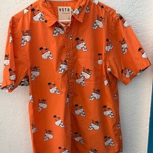 VSTR Premium Orange Graphic T-Shirt